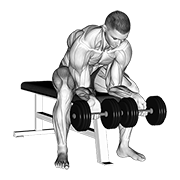 dumbbell finger curls animación