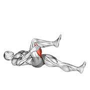 hamstring stretch animación