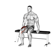 chair leg extended stretch animación