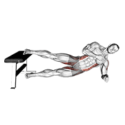 side plank hip adduction animación