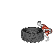 tire flip animación