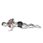 kneeling push-up (male) animación