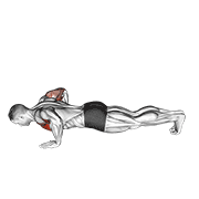 chest tap push-up (male) animación