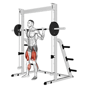 smith full squat animación