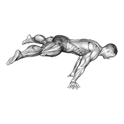 straddle planche animación