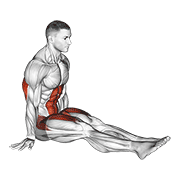 l-sit on floor animación