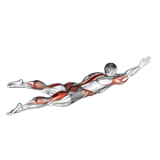 swimmer kicks v. 2 (male) animación