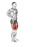 forward lunge (male) animación