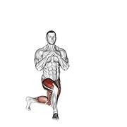 curtsey squat animación