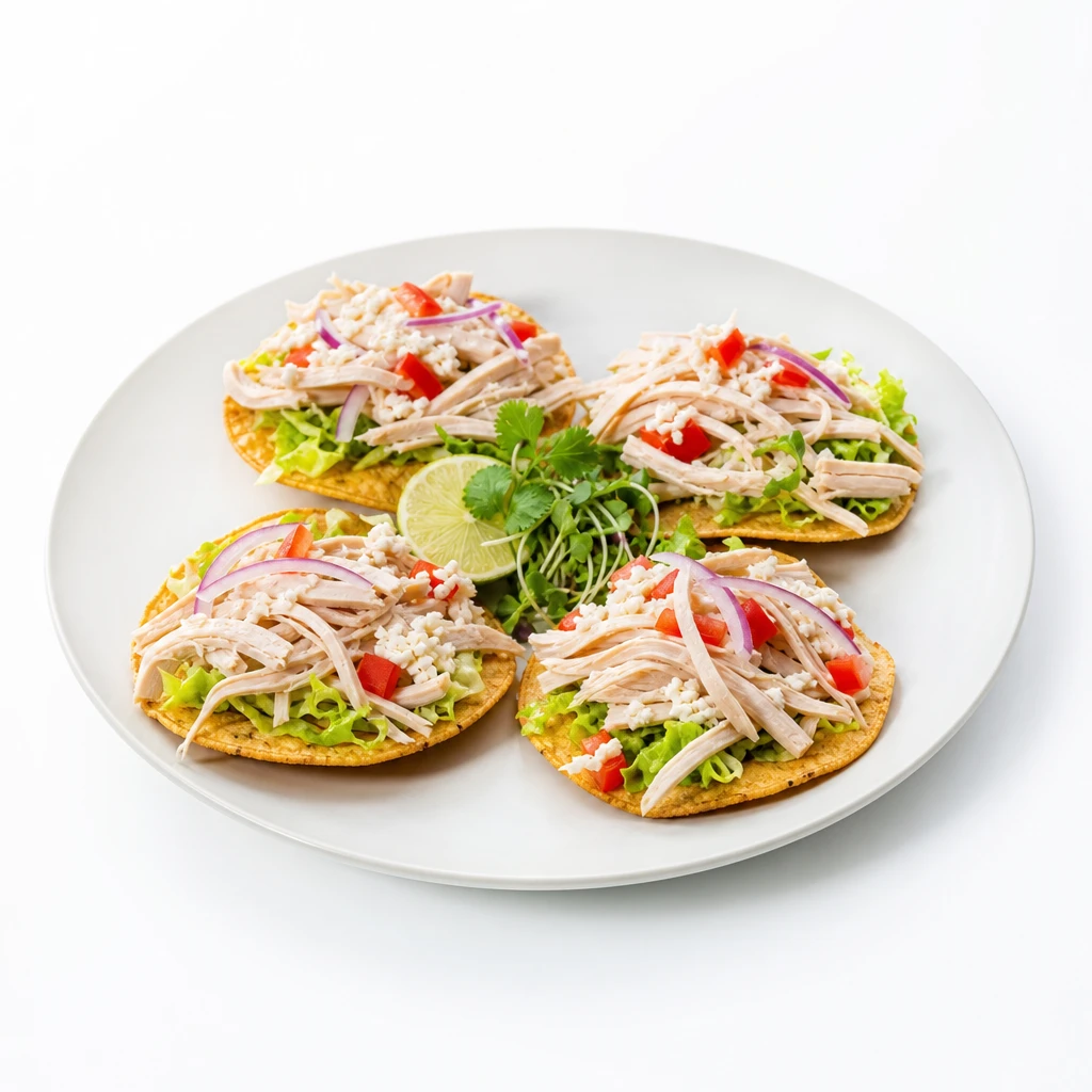 Tostaditas con Pechuga de Pavo