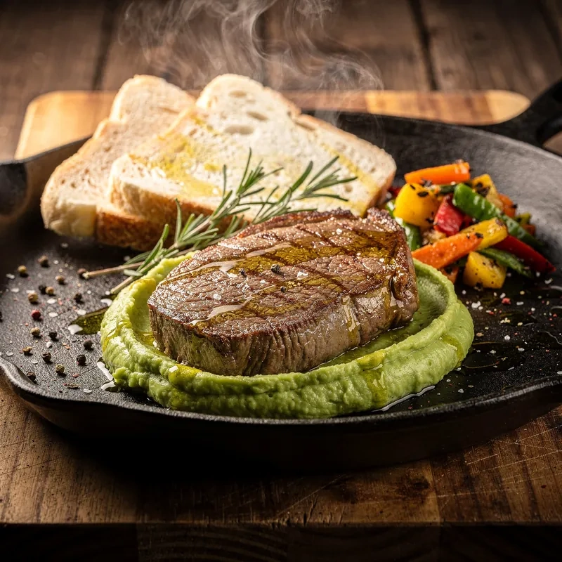 Bistec de Res Magro Suavizado al Vapor