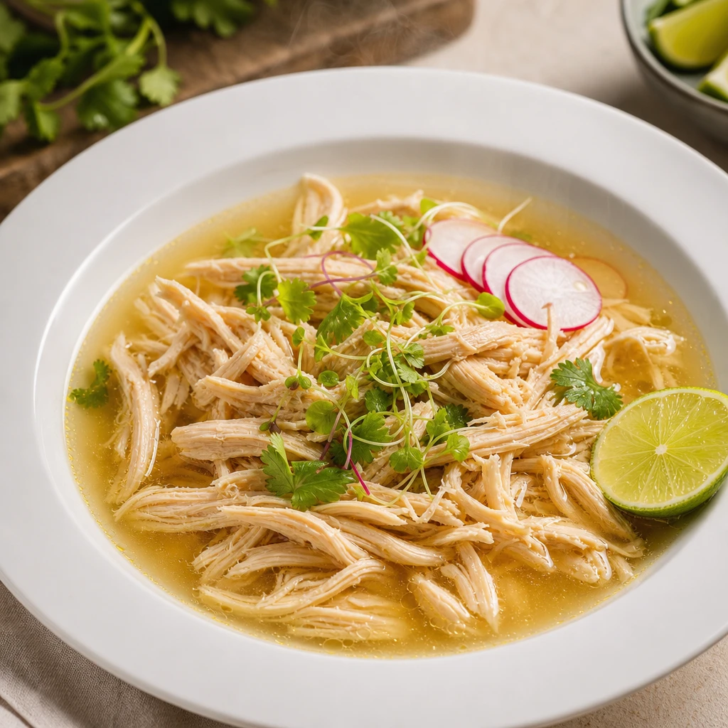Pechuga de Pavo Deshebrada en Caldillo Colado