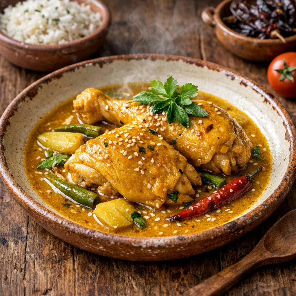 Mole Amarillo Oaxaqueño de Pollo