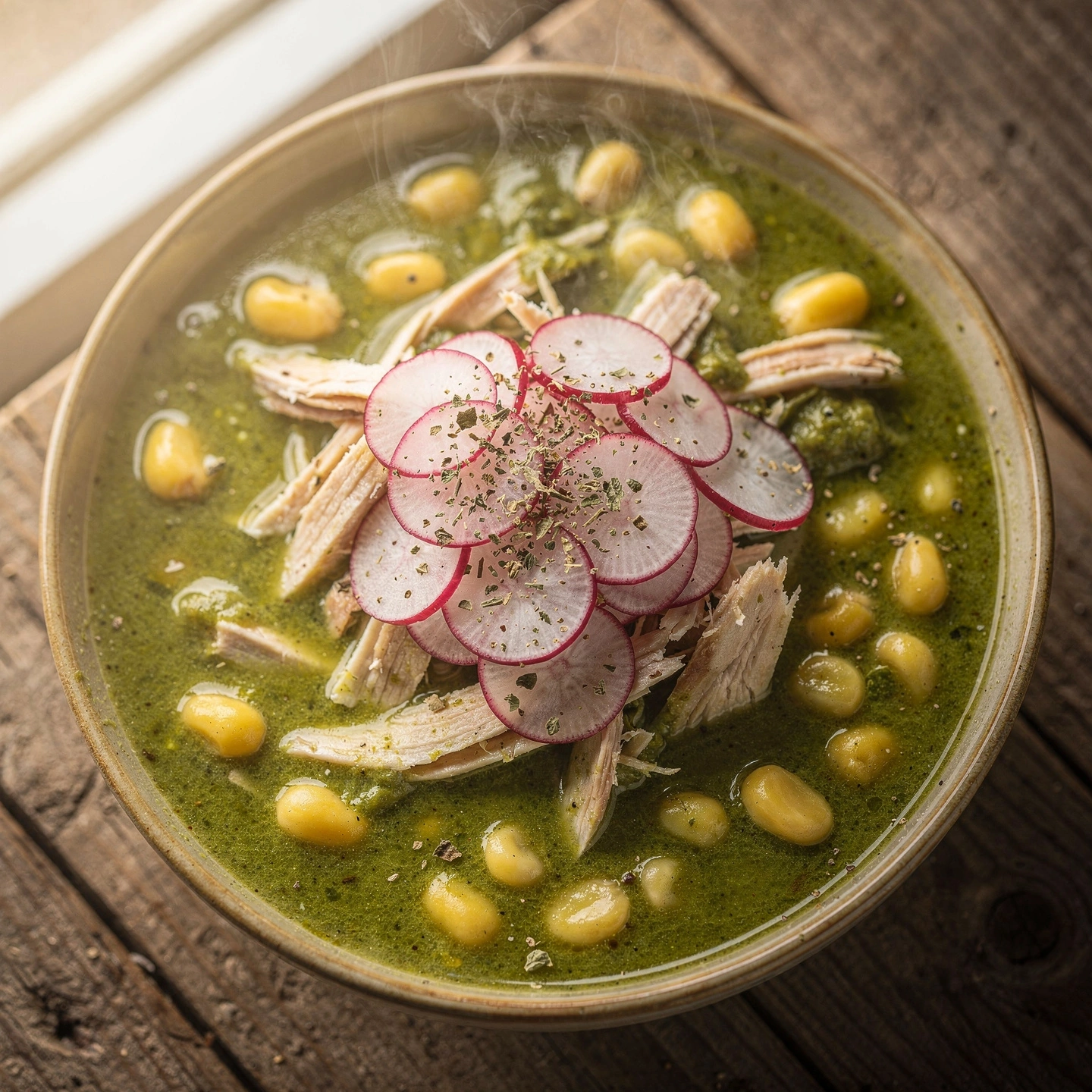 Pozole Verde de Pollo