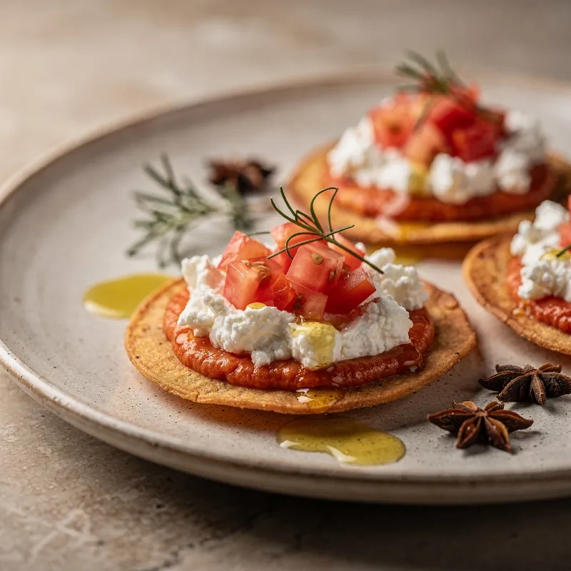 Tostaditas Horneadas sin Sal con Requesón