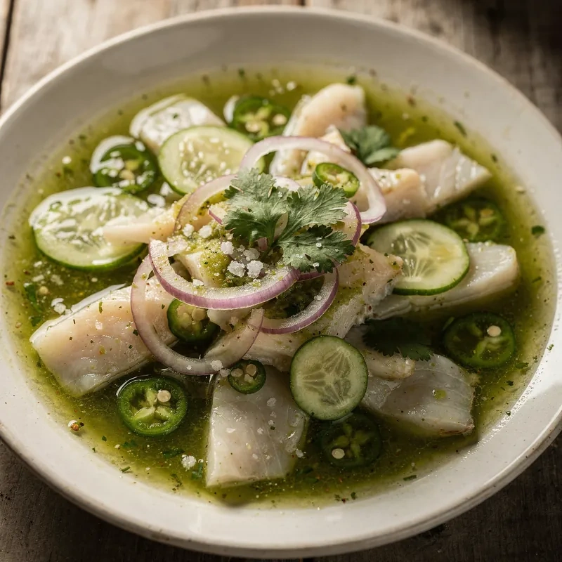 Aguachile Verde Sinaloense al Limón