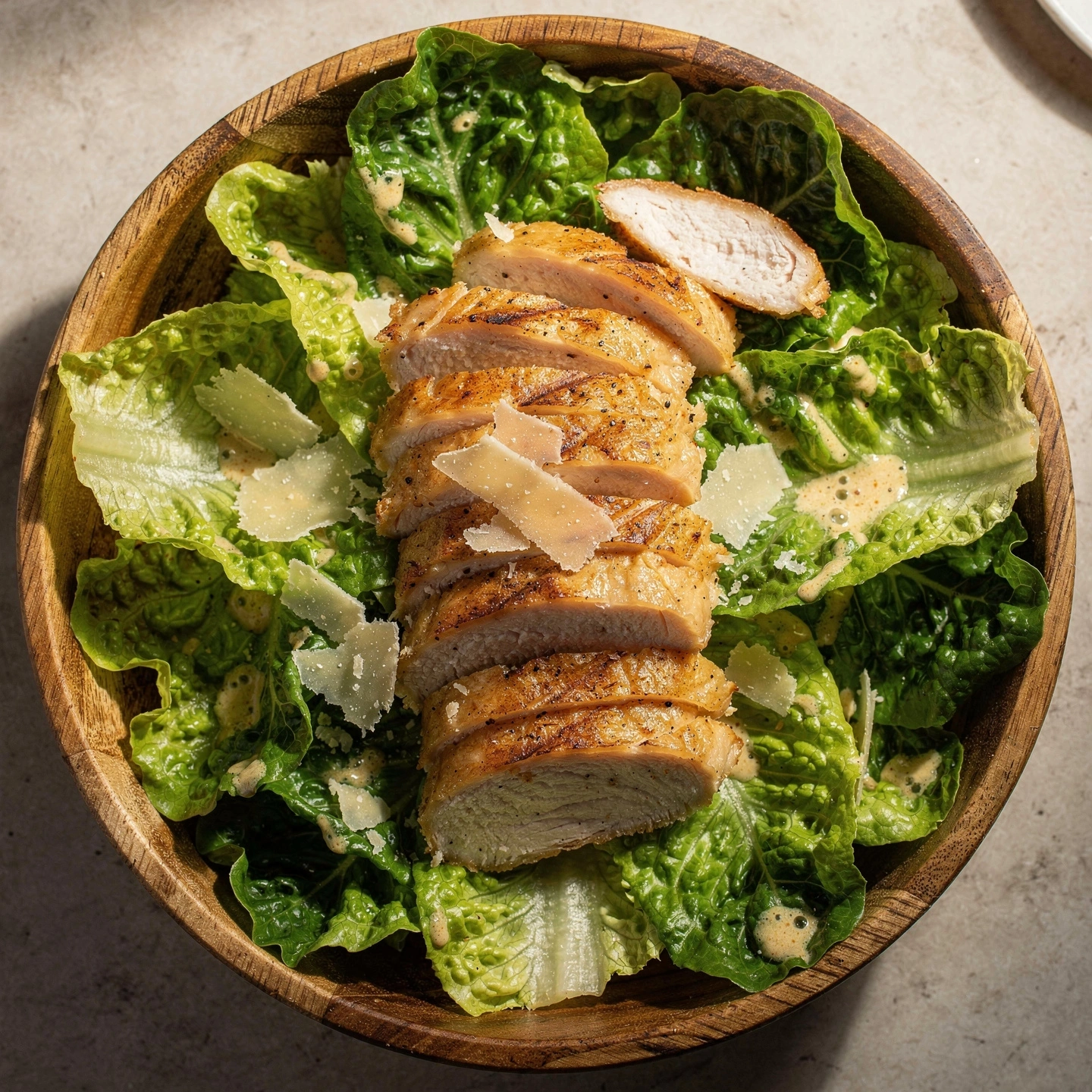 Ensalada César Clásica con Pechuga a la Parrilla