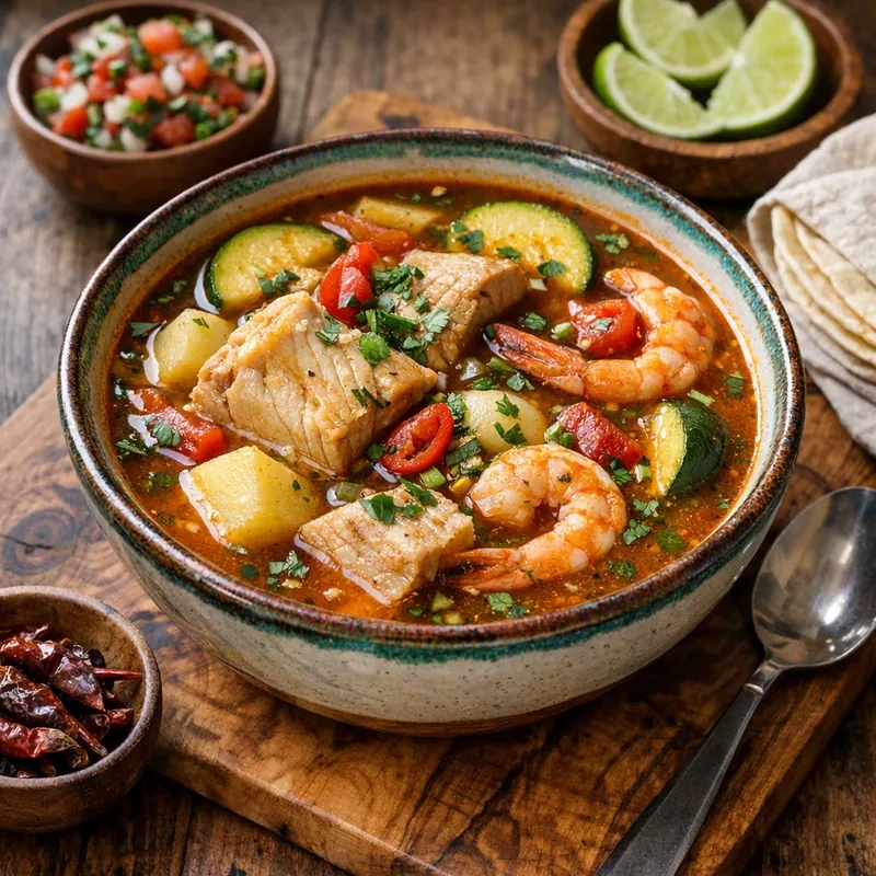 Caldo Largo Sonorense de Pescado