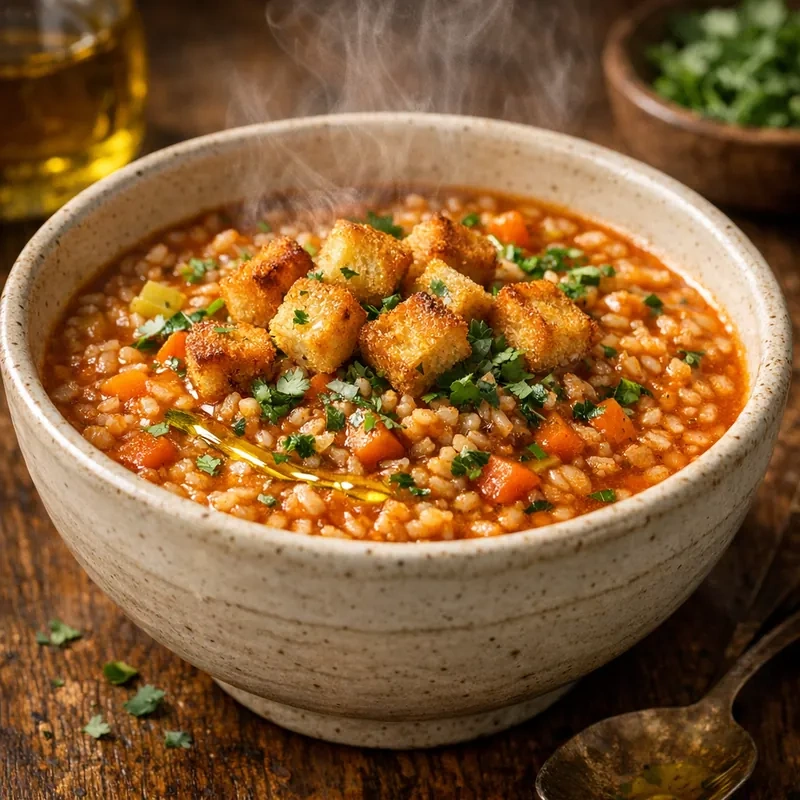 Sopa Seca de Arroz Integral al Comino sin Sodio