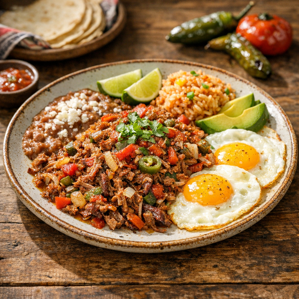 Machaca a la Mexicana Baja California