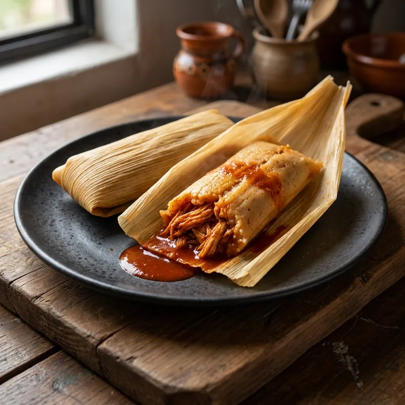 Tamales Coahuilenses de Pollo en Colorado