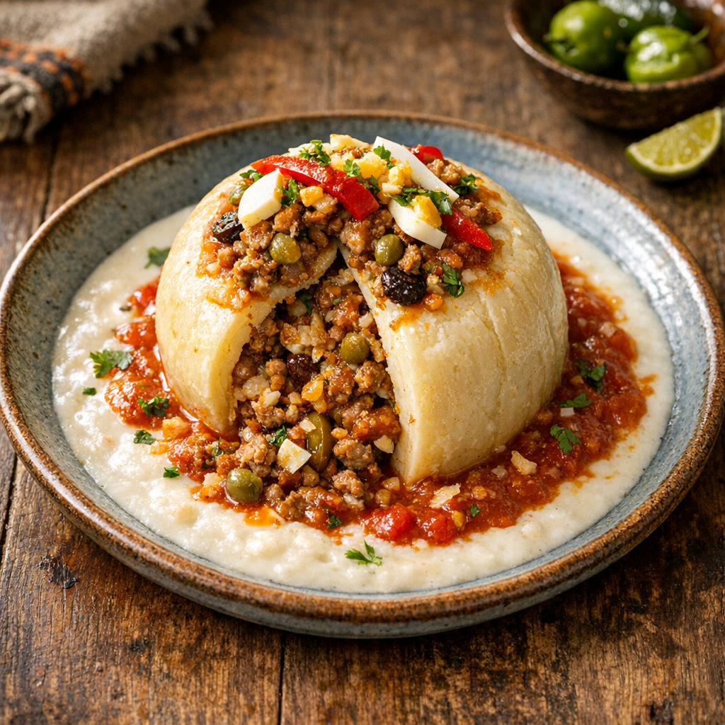 Queso Relleno Yucateco en Kool Blanco