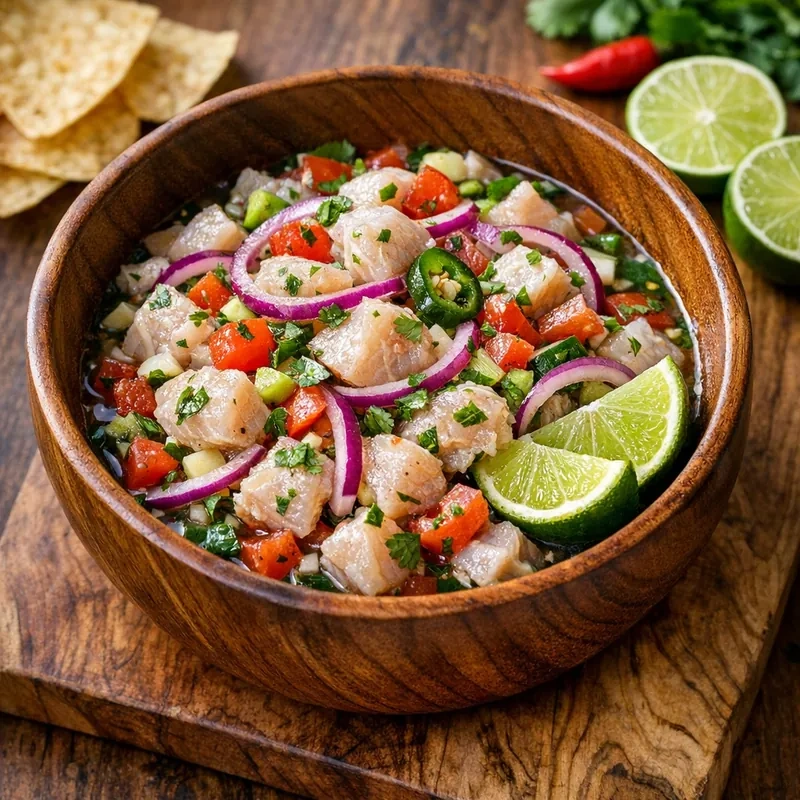 Ceviche Acapulco de Sierra al Limón