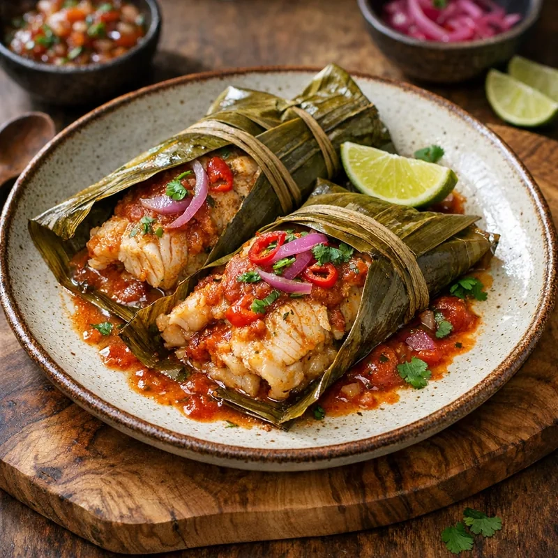 Tamales Costeños de Huachinango