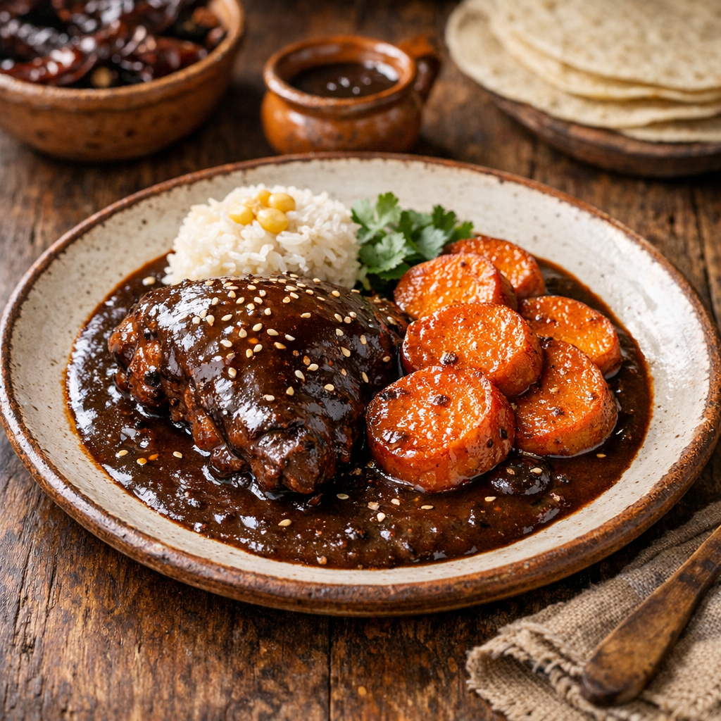 Mole Queretano Dulce con Camote