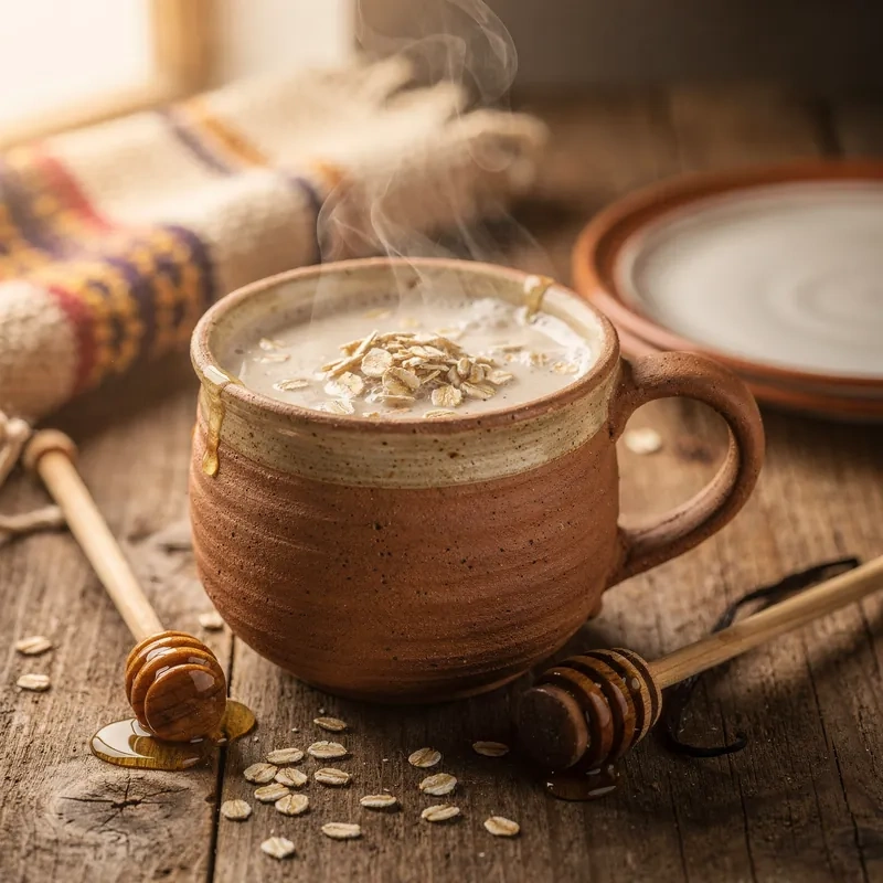 Atole de Avena Integral con Leche