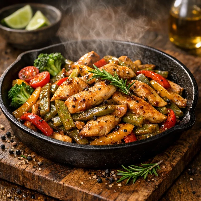 Salteado de Pollo