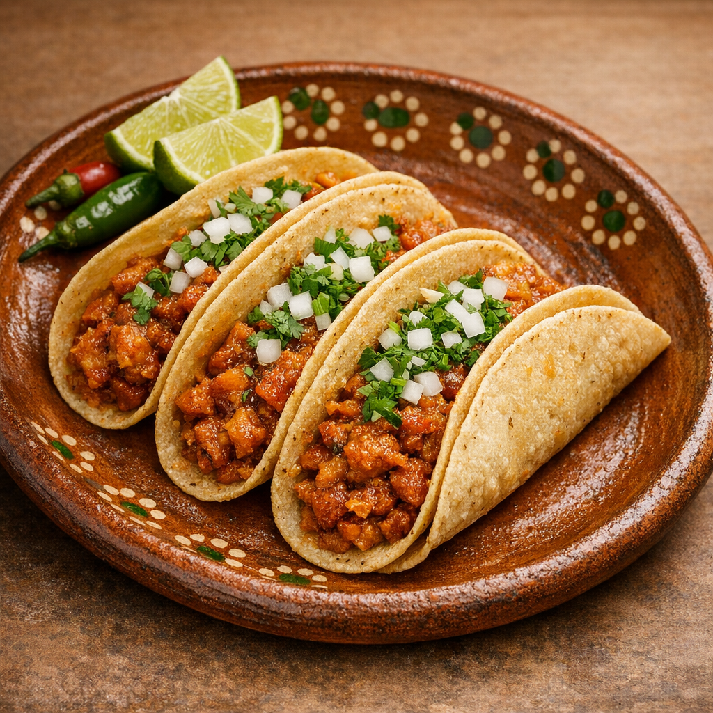 Tacos de Canasta de Chicharrón Prensado