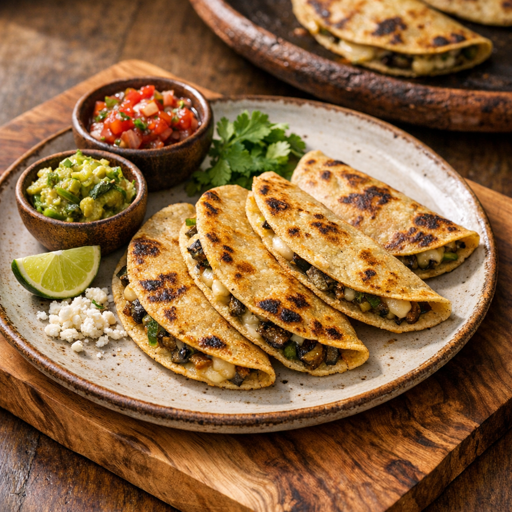 Quesadillitas al Comal de Maíz
