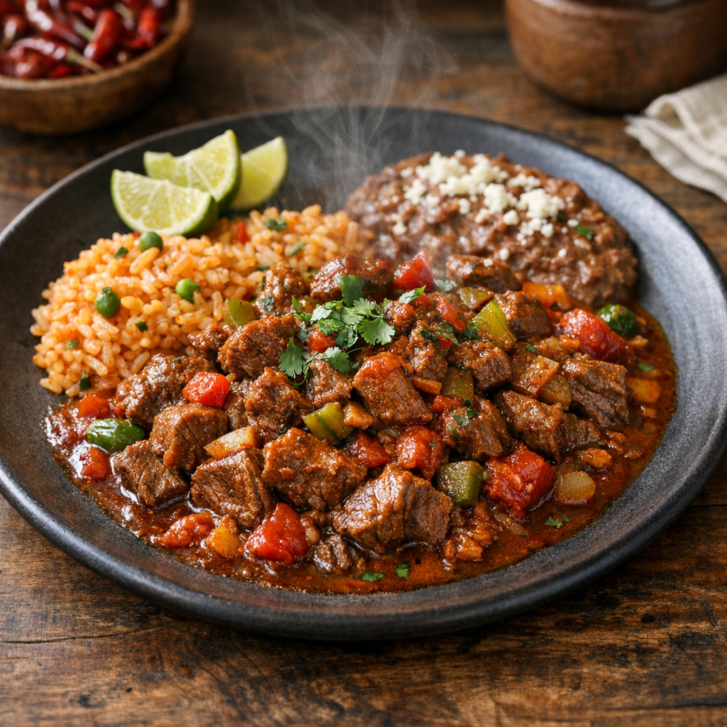 Cortadillo de Res a la Mexicana Regiomontano