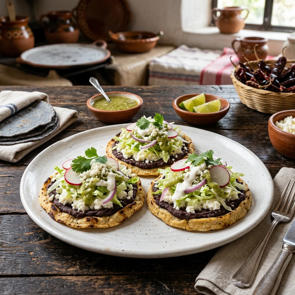 Sopes al Comal de Requesón