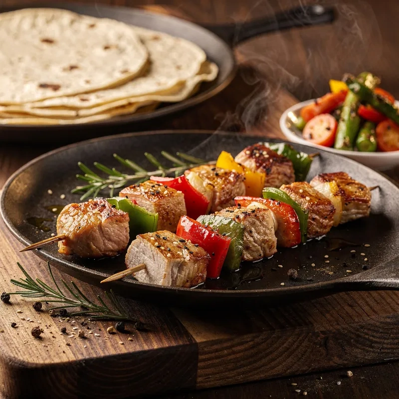 Brochetas de Pechuga de Pavo