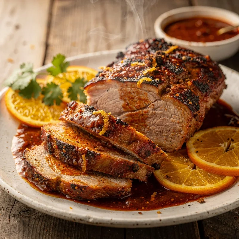Asado de Cerdo con Naranja y Especias
