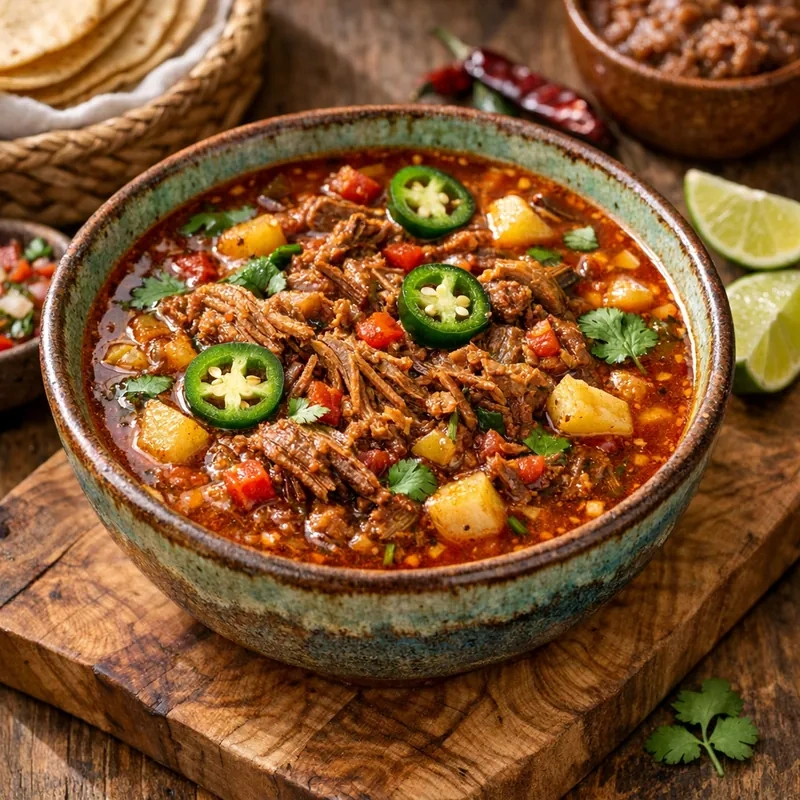 Caldillo de Machaca Baja California