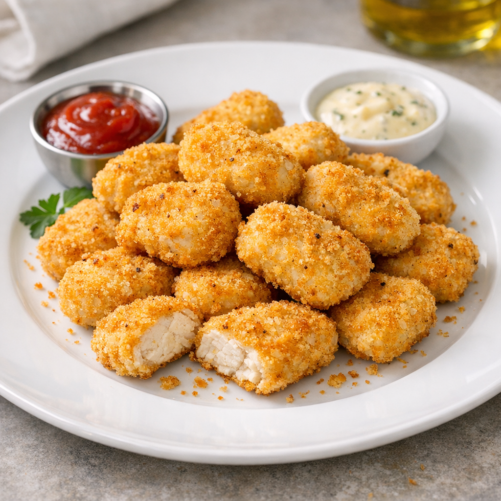 Nuggets Caseros de Pollo al Horno