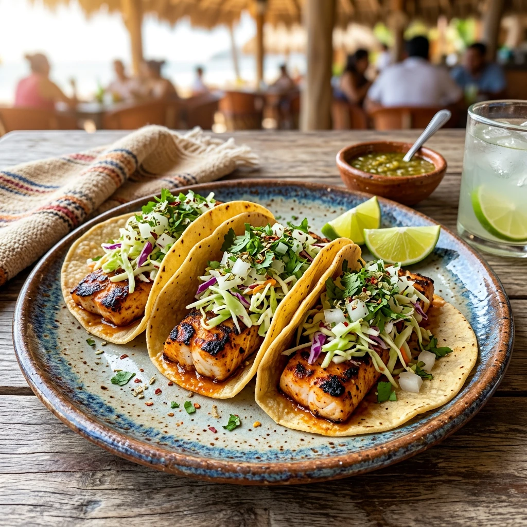 Tacos Zihuatanejo de Pescado a la Talla