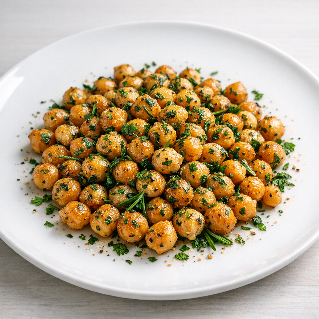 Garbanzos Cocidos al Horno con Hierbas Finas