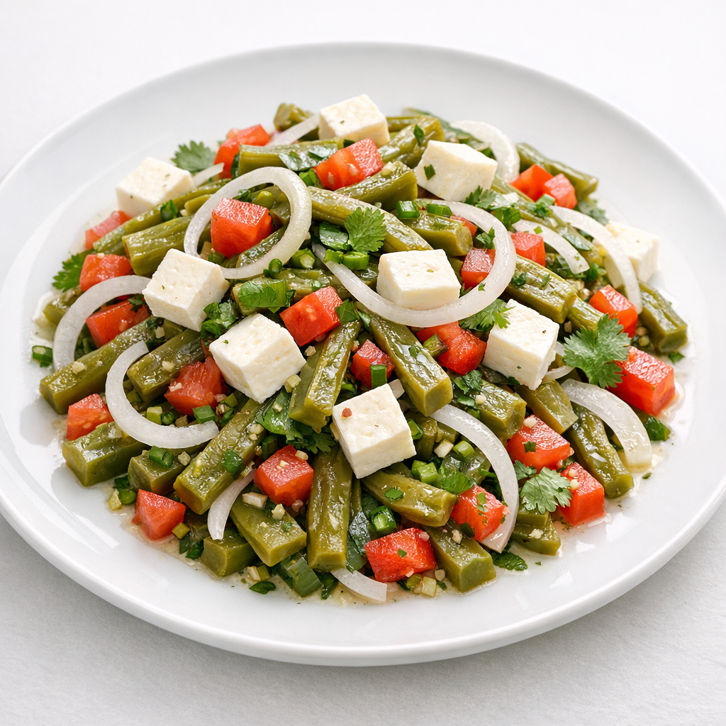 Ensalada de Nopales Tradicional con Panela