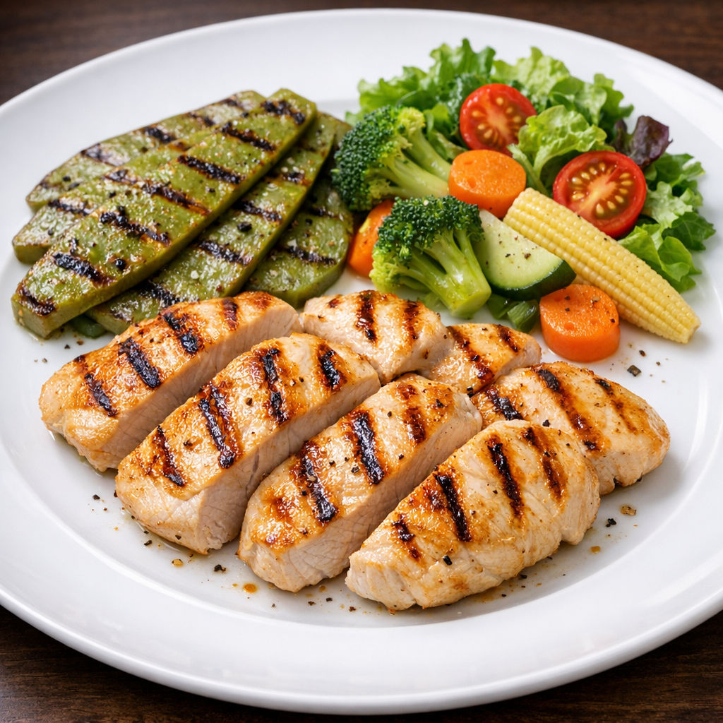 Pechuga de Pavo a la Plancha con Nopales