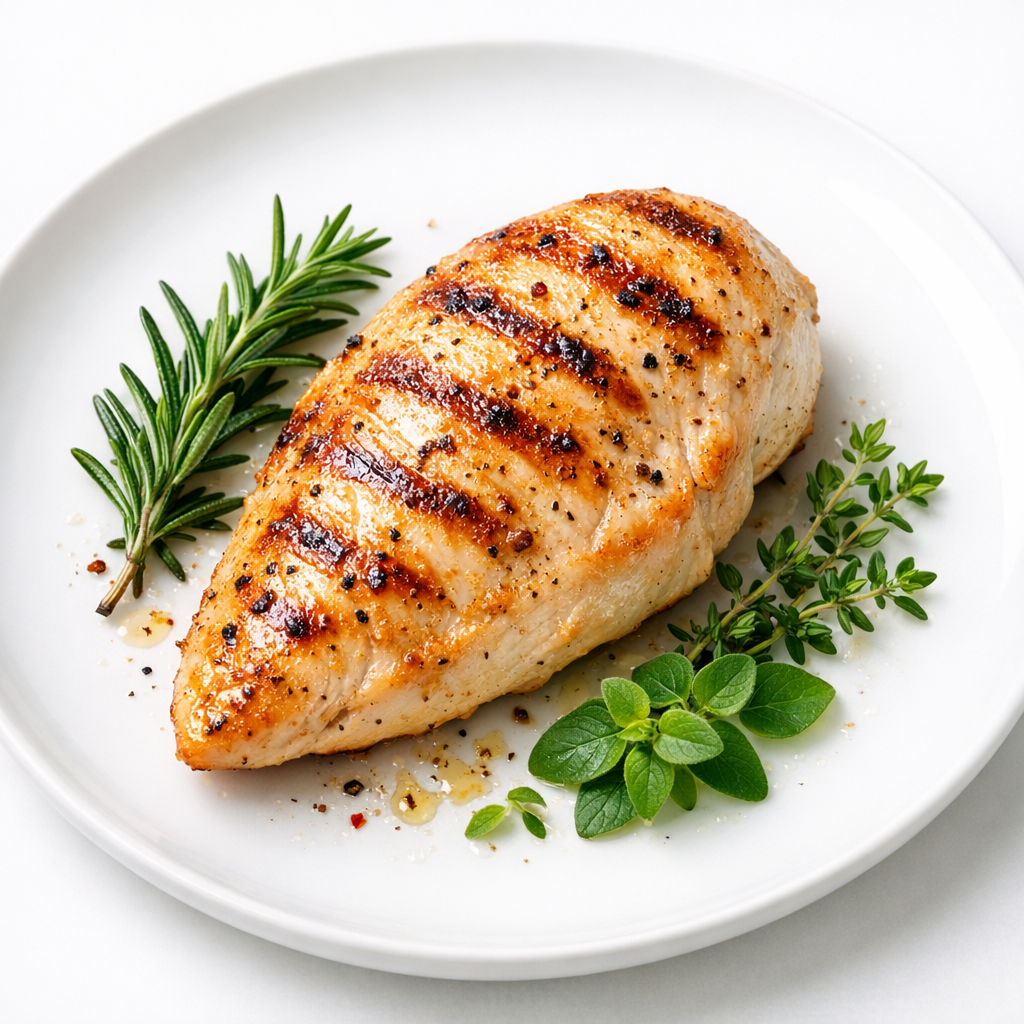 Pechuga de Pollo Orgánica al Comal con Hierbas de Olor