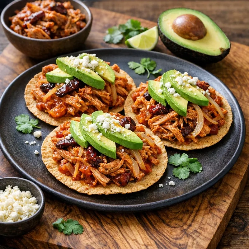 Tinga Rápida de Cerdo Magro con Chipotle