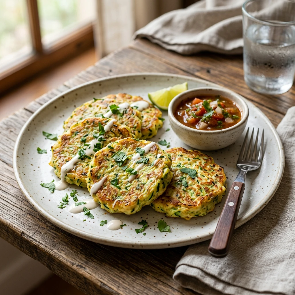 Tortitas Suaves de Calabacita y Huevo