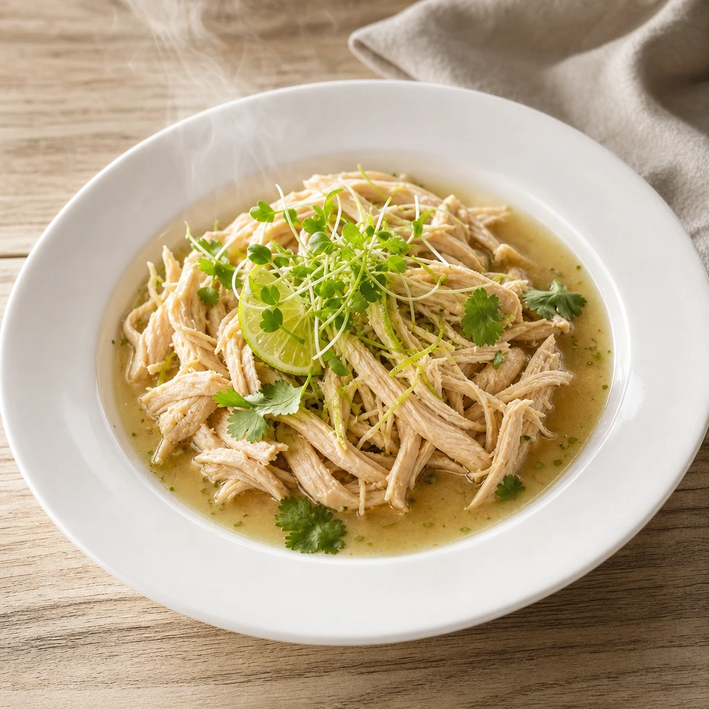 Pechuga de Pavo Deshebrada en Caldillo