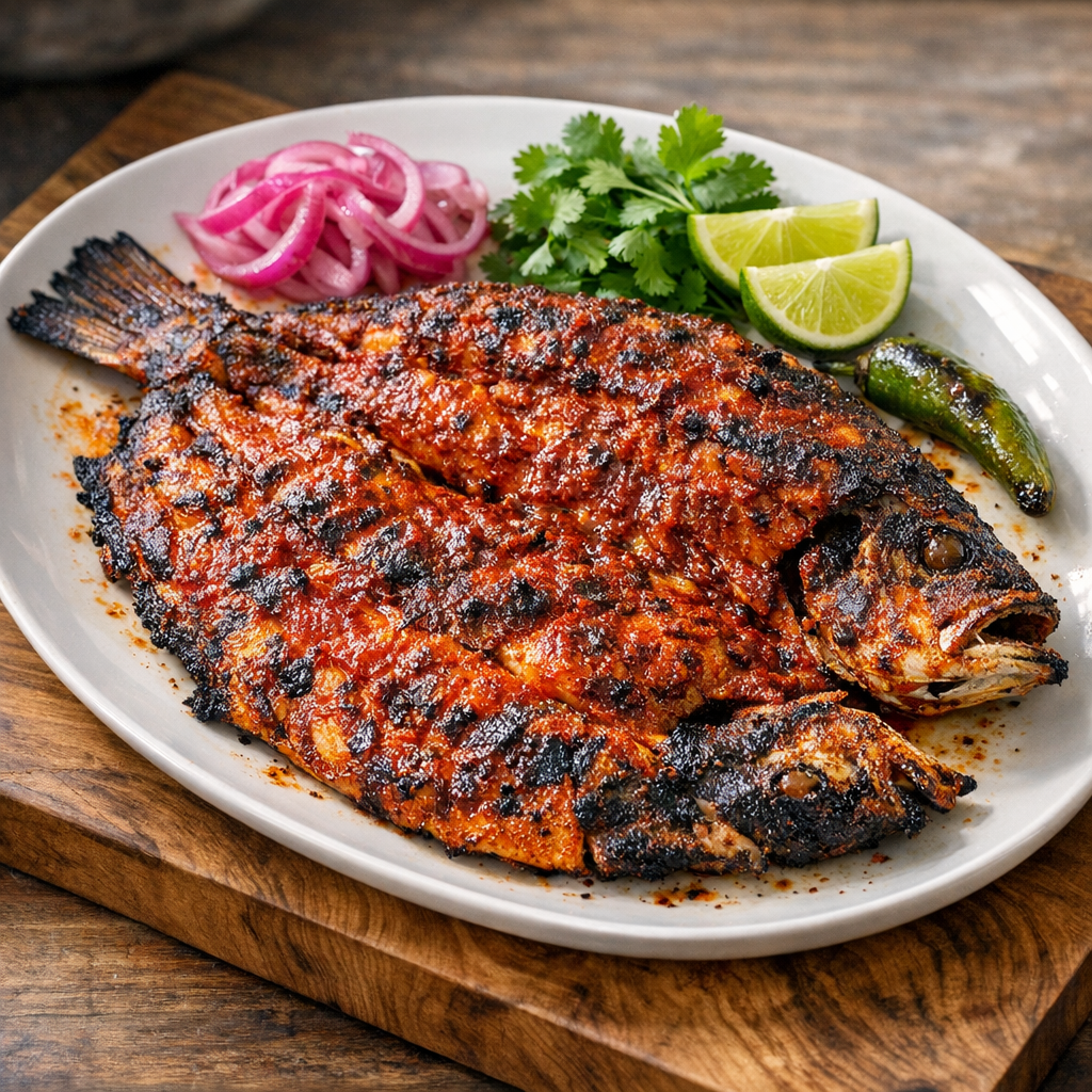 Pescado a la Talla Jalisco al Carbón